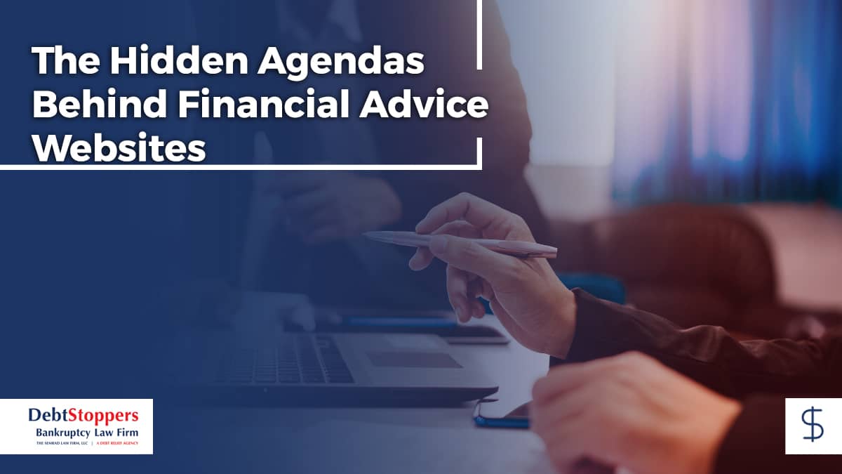 The Hidden Agendas Behind Financial Advice Websites